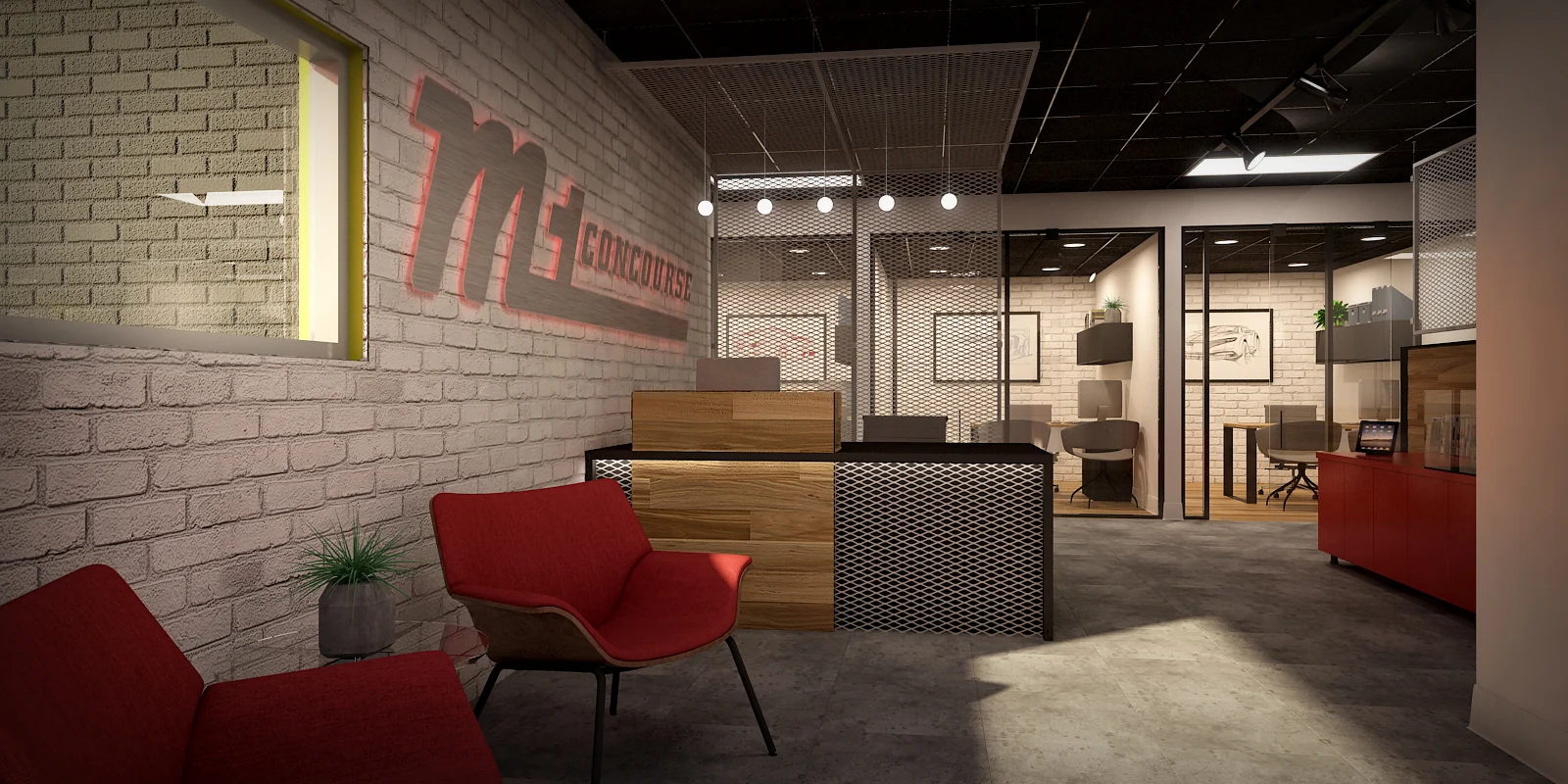M1 Concourse Offices — project view