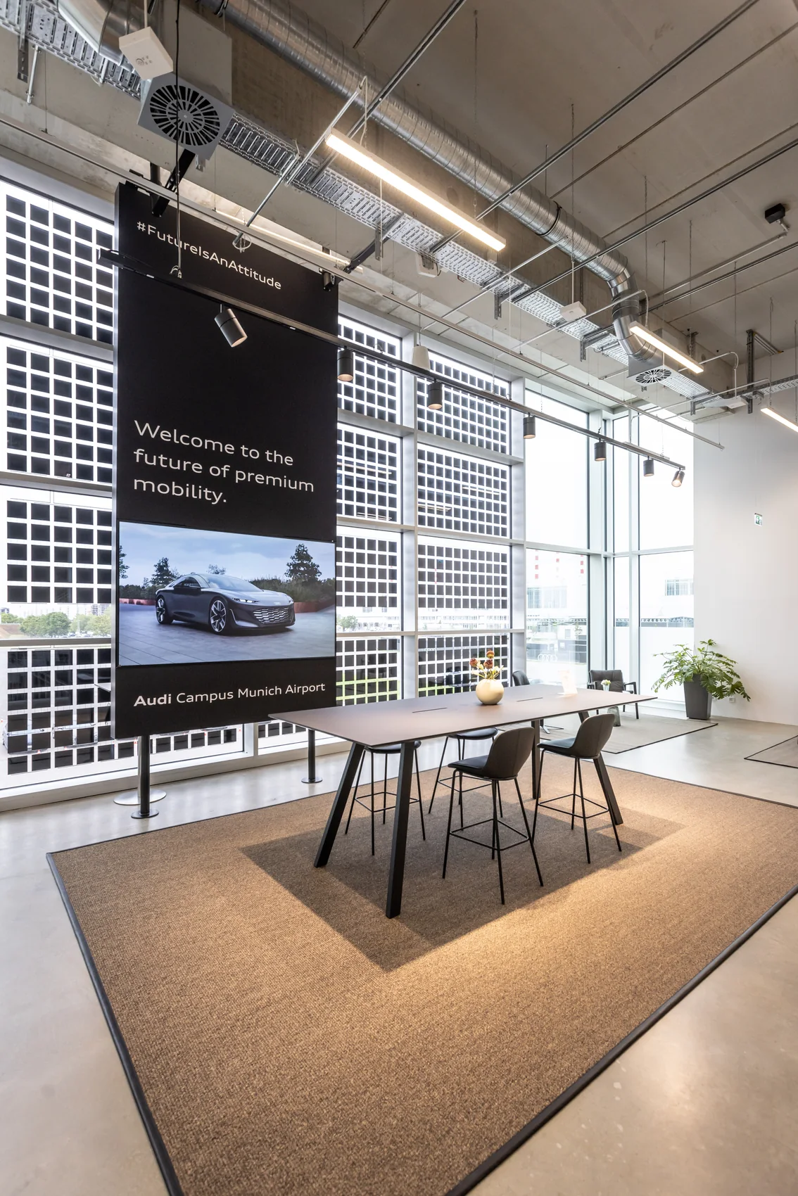 Audi PSC mock-up / Program-reference photography of the Nexus customer setting.