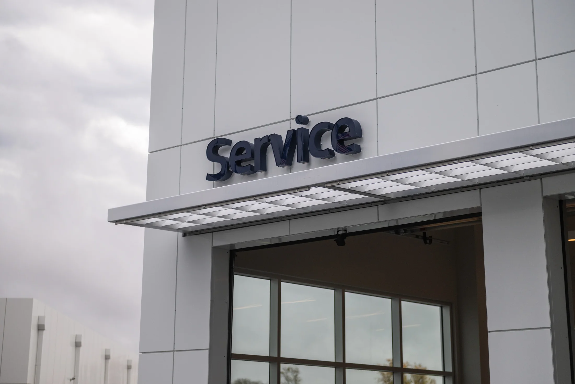 The service entry gives the customer a clear next destination.