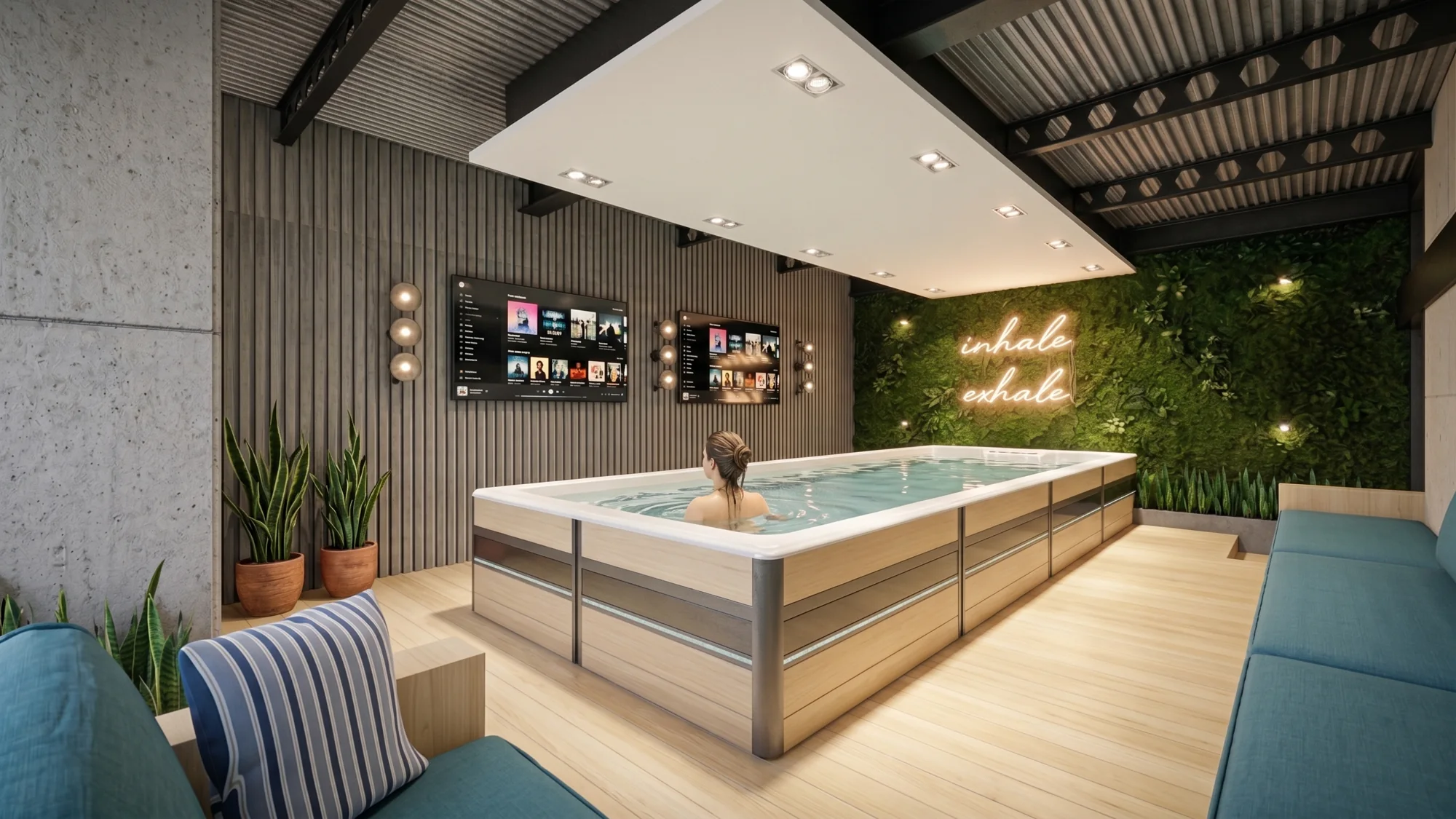 A wellness area becomes part of the car-condo program.
