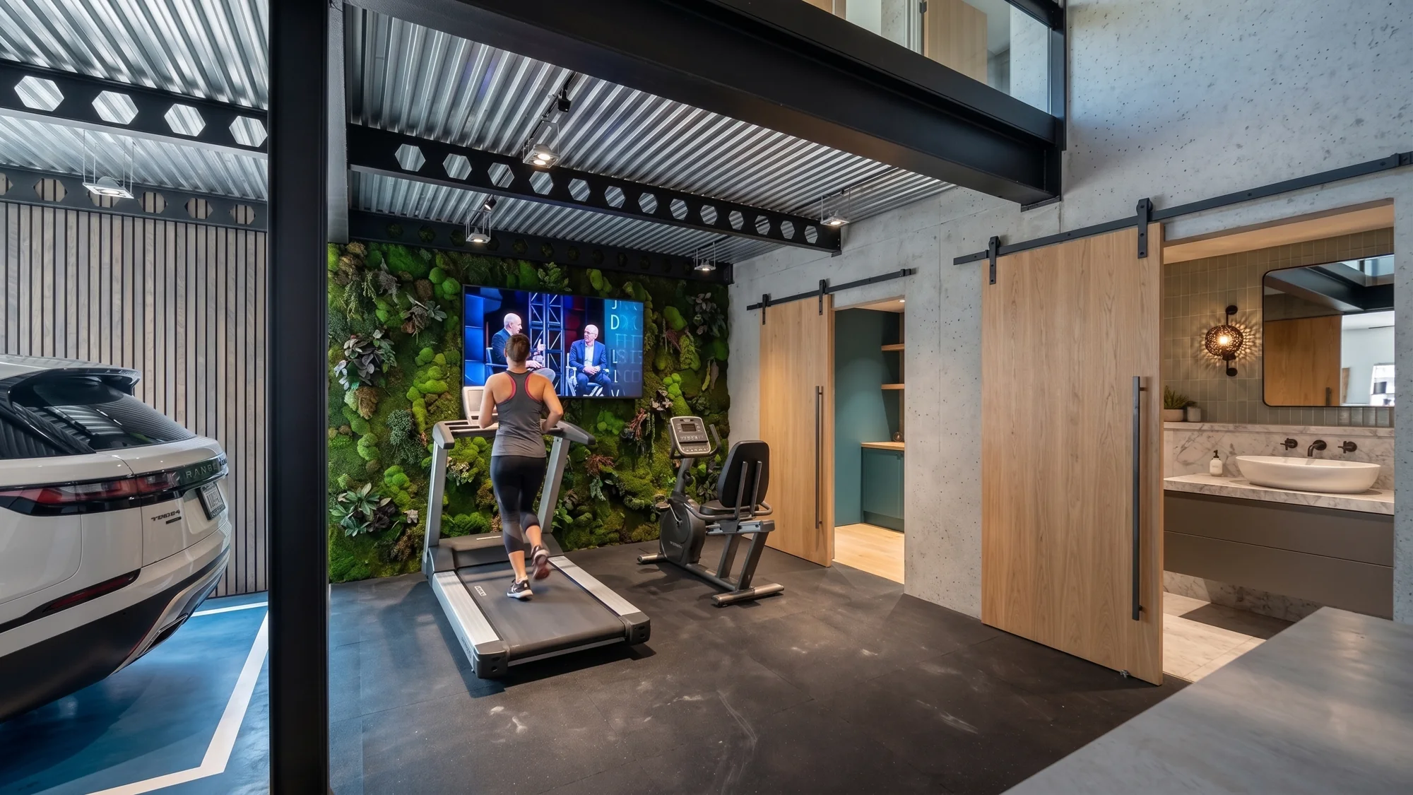 Exercise and everyday routines sit alongside the collection.