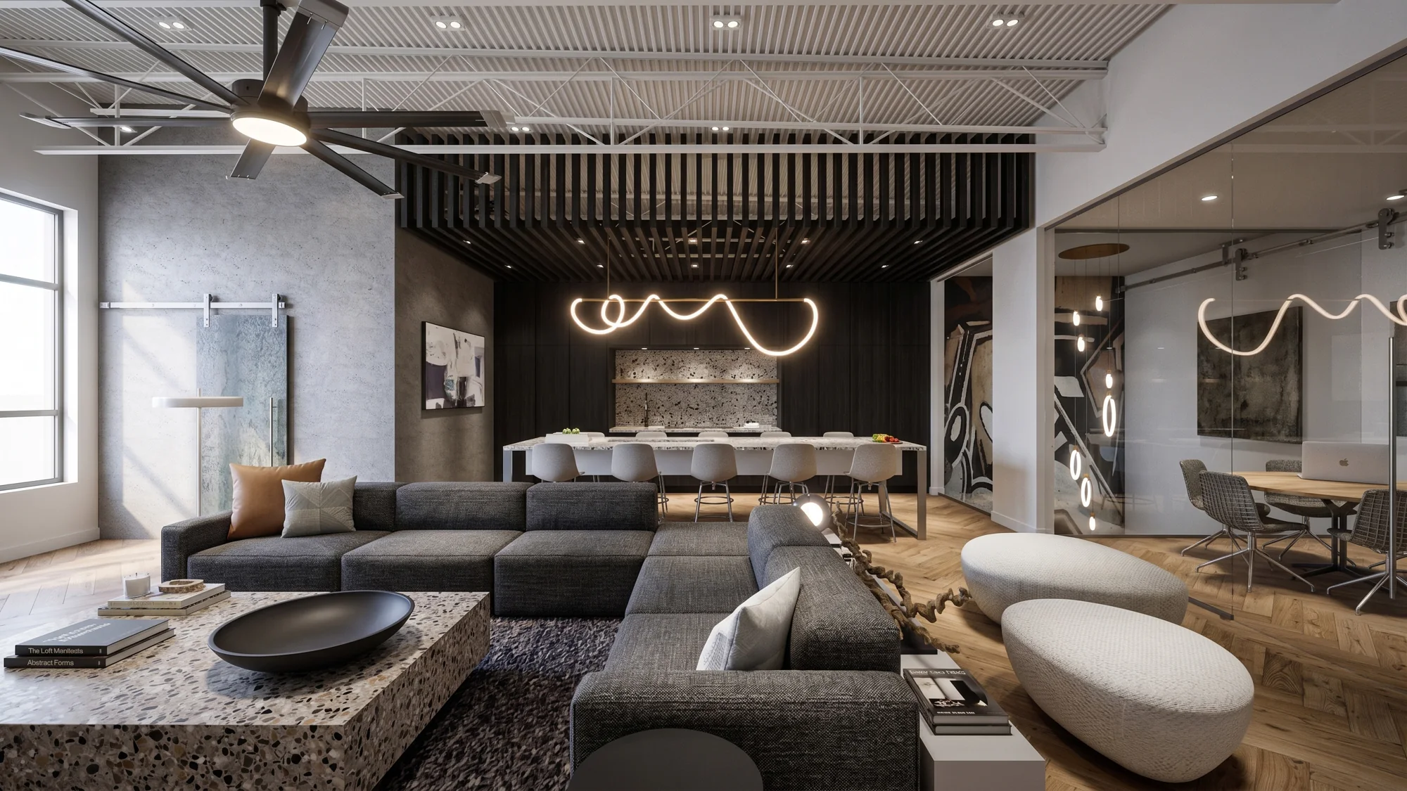 The lounge offers a quieter place to spend the afternoon.