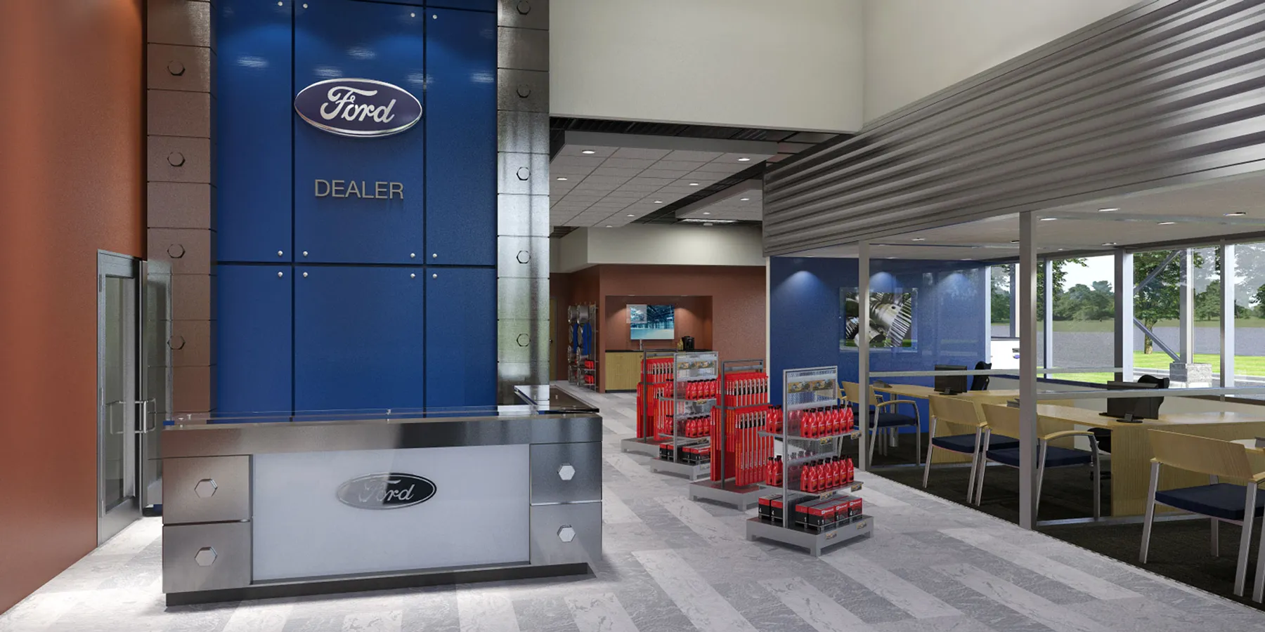 Ford identity and customer information establish the entry point.