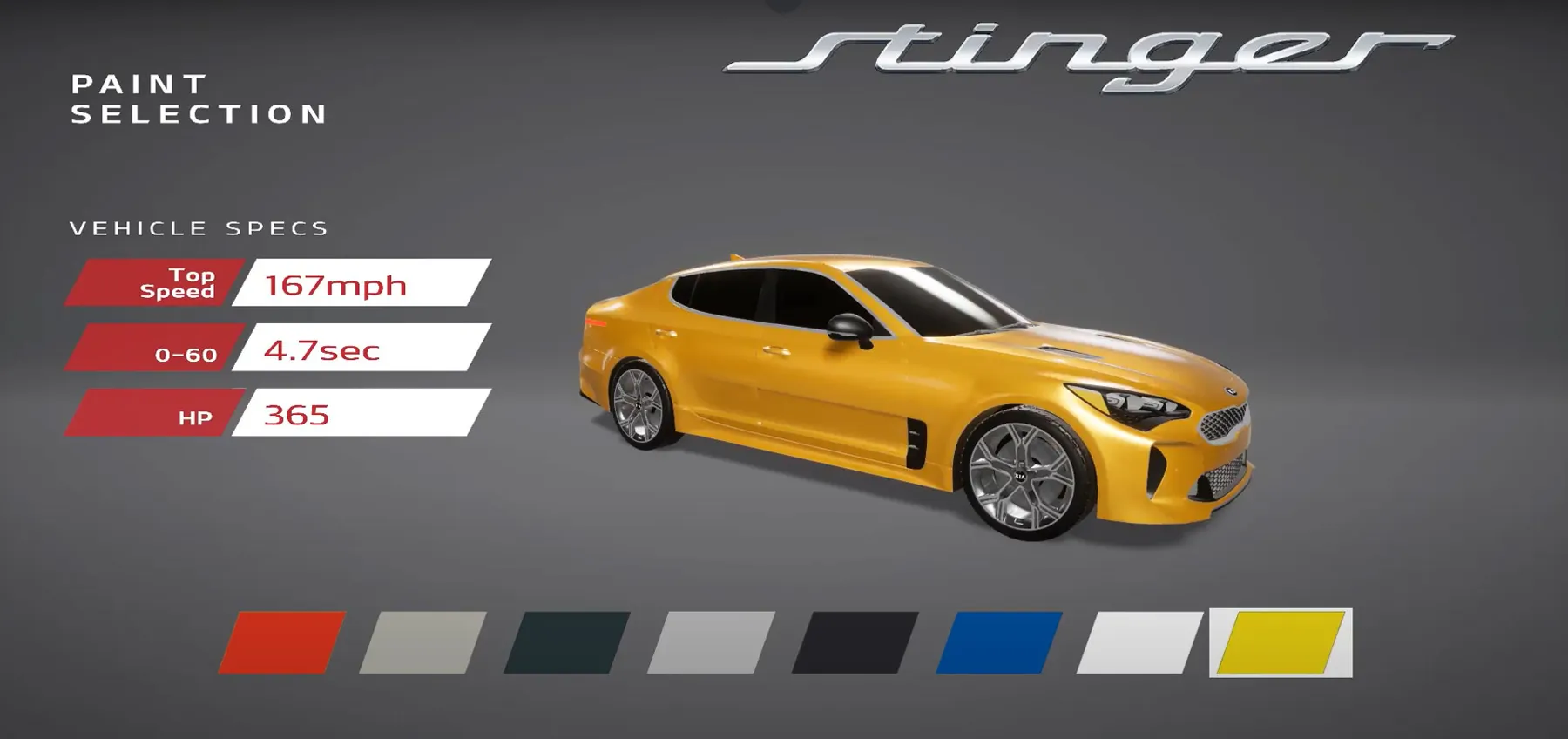 Color choices make the experience personal before the race begins.