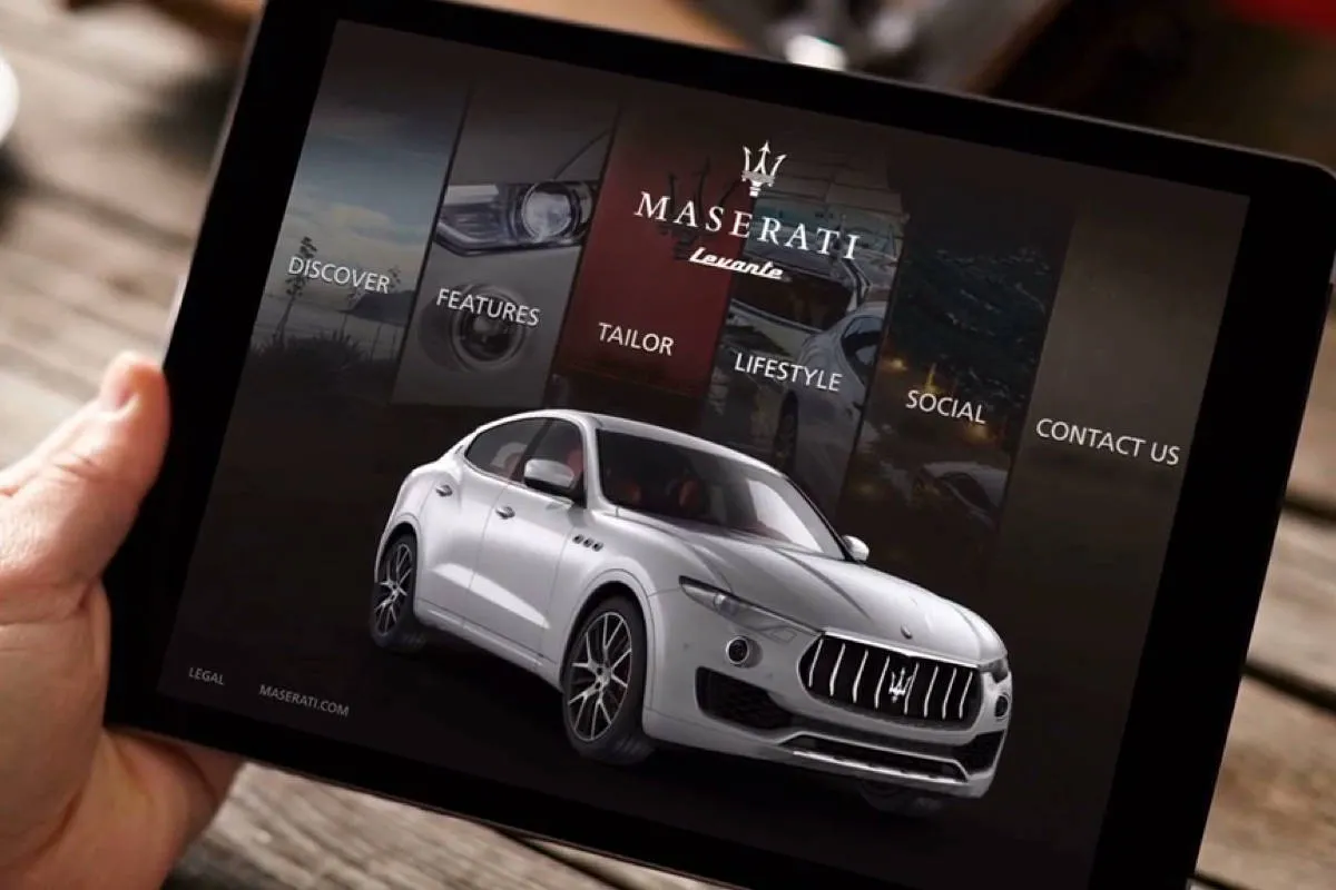 Maserati Levante App — project view