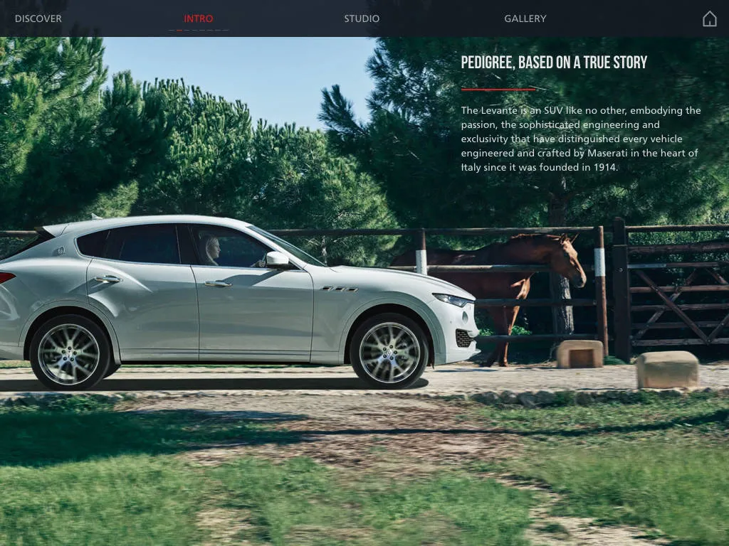 Film and editorial content introduce the vehicle in context.