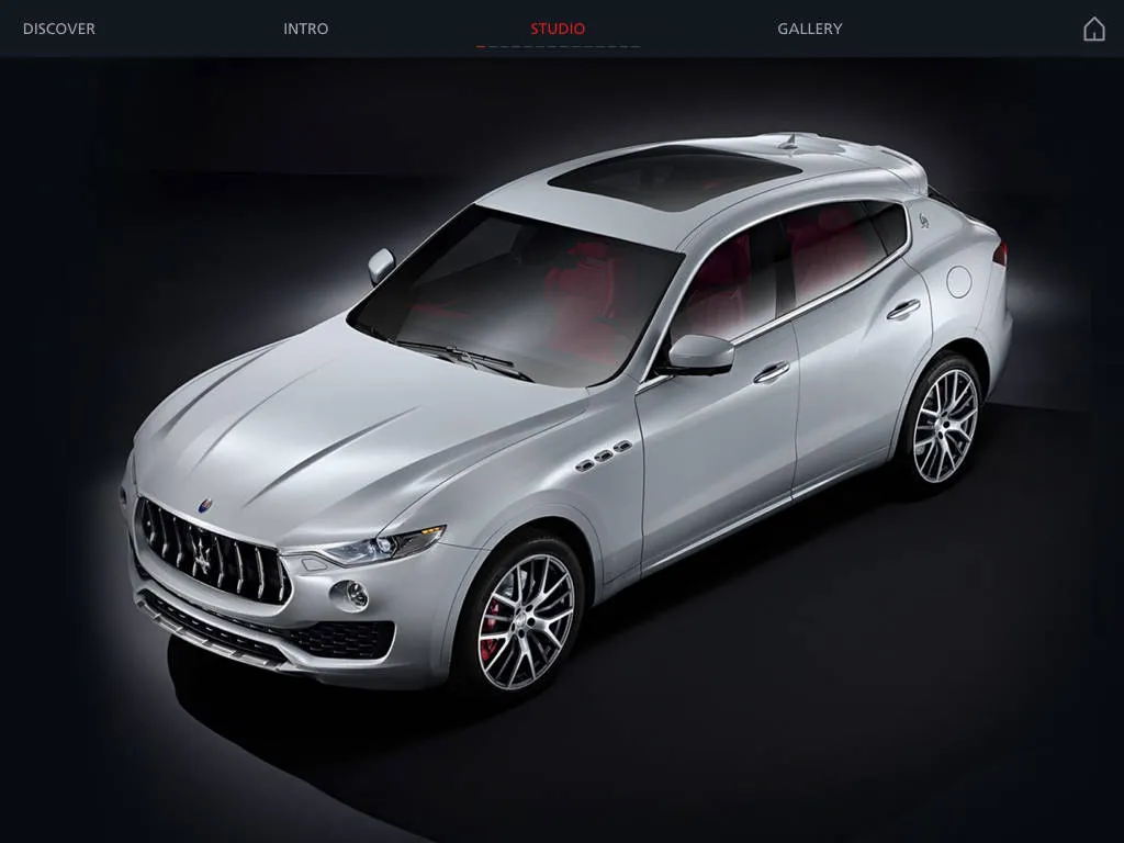 An overhead view makes the vehicle available to explore on screen.